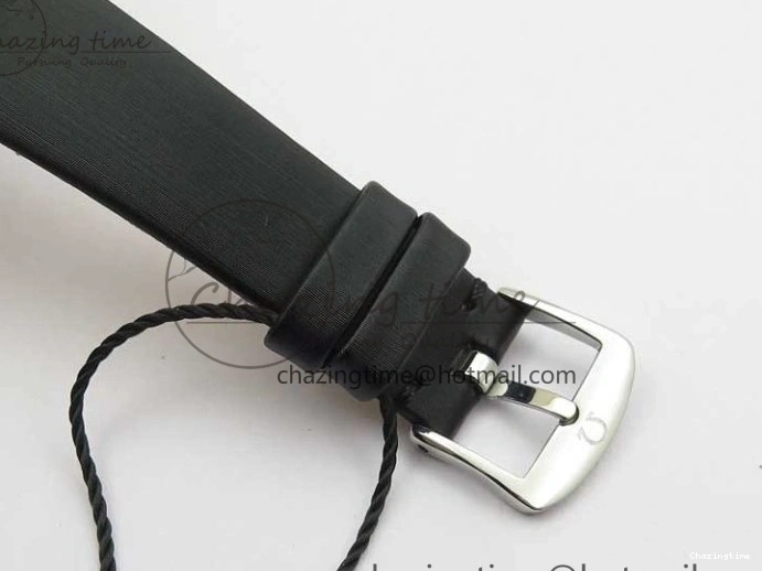 0406 ZeroBulk Ladies’ De Ville Trésor Diamond SS 3AF 1:1 Best Edition White Dial Black Markers On Black fabric strap Swiss Quartz 7880